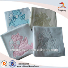 2014 popular safe soft 100% cotton baby blanket